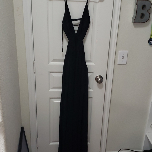 Tie Up Flowy Dress - Picture 1 of 5